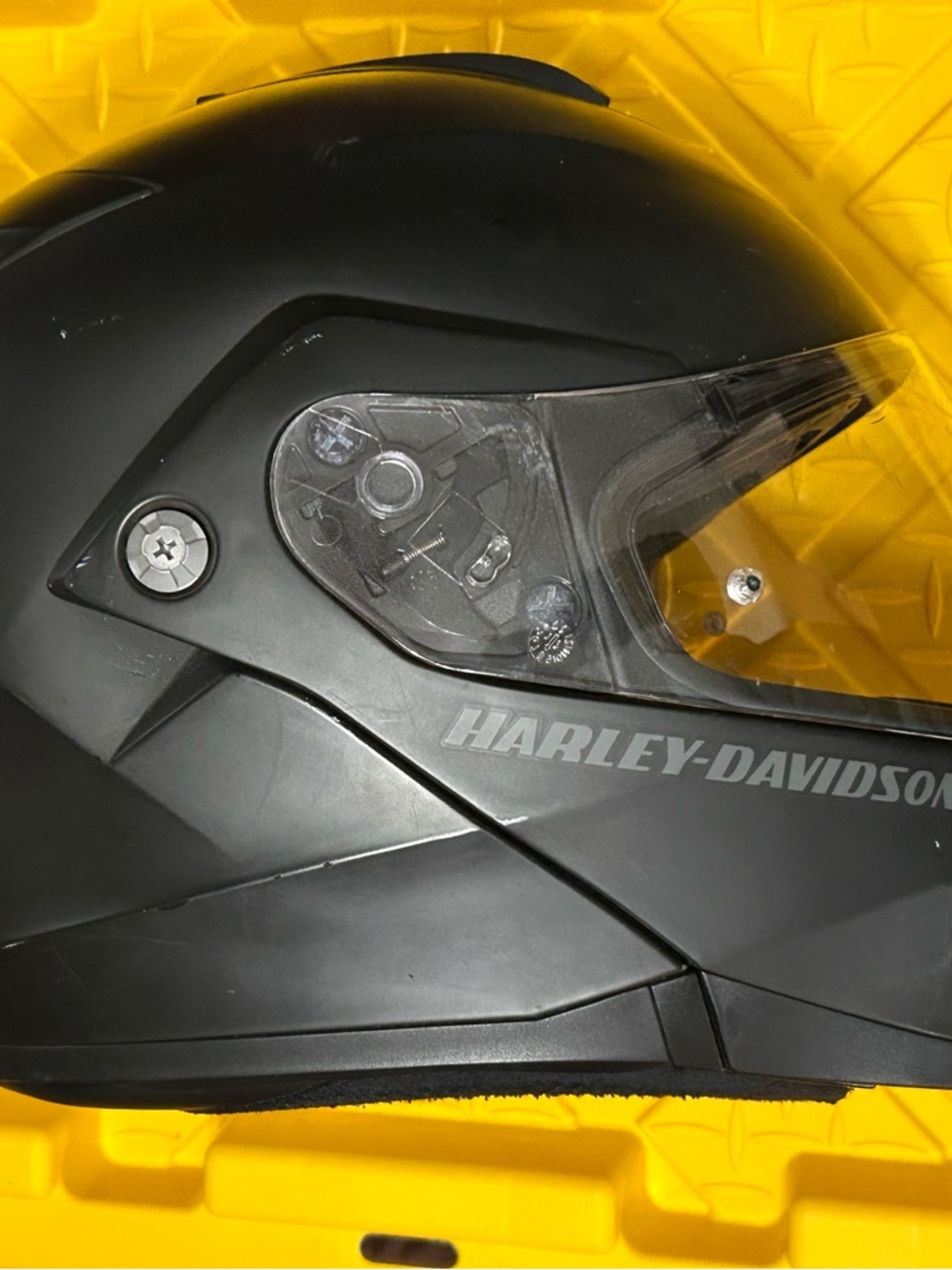 Harley-Davidson Black Helmet with Gray Logo